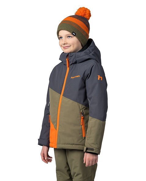 Jacket HANNAH KIDS KIGALI JR Kids, asphalt/burnt olive