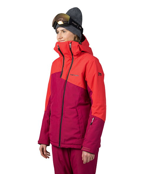 Dámská bunda HANNAH MAKY COL, poinsettia/anemone