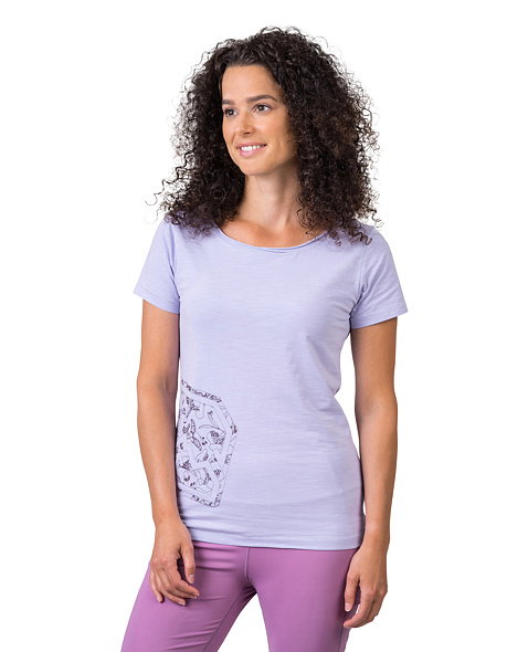 Dámske tričko HANNAH ZOEY II, Purple Heather