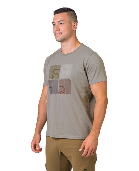 Pánské tričko HANNAH RAMONE, timber wolf (brown)