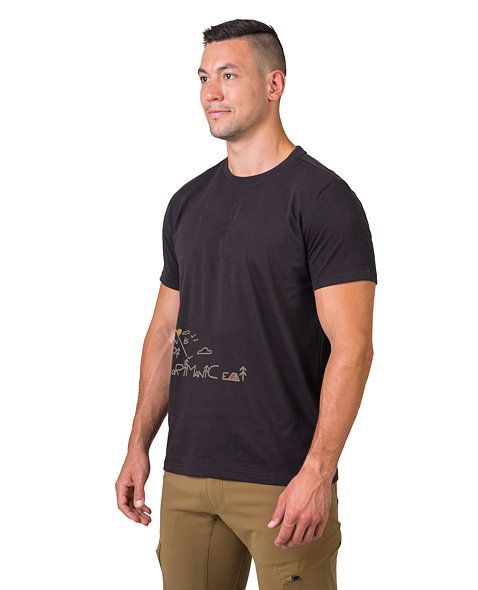 T-shirt Hannah Skatch Men, black bean
