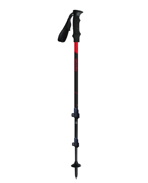 Trekking poles HANNAH CAMPING TREK FL Uni, anthracite/red