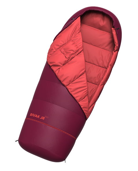 Spací pytel HANNAH CAMPING BIVAK JR 200 Junior, rhododendron/poppy red II