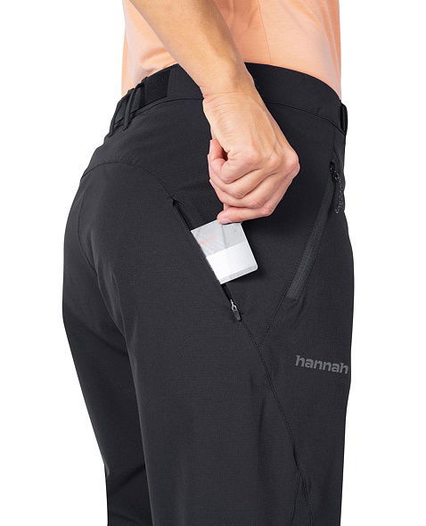 Dámske nohavice HANNAH ATTA Z-OFF, anthracite