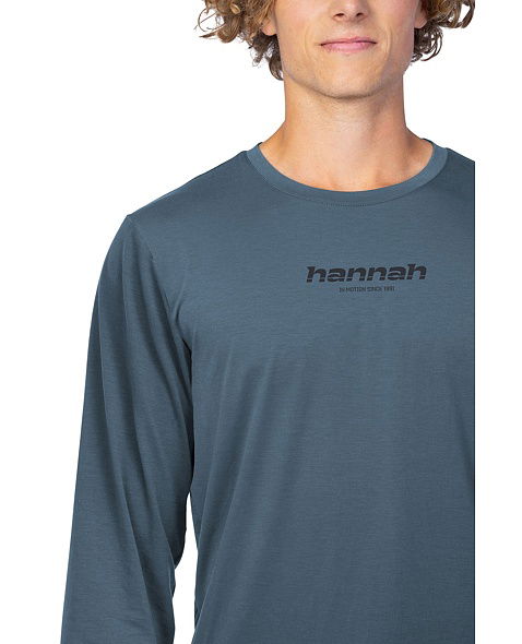 Tričko - dlouhý rukáv HANNAH BINE L/S Man, anthracite