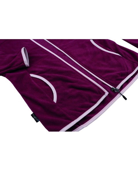 Dámská mikina HANNAH SELENA, argyle stripe (pink)