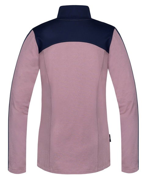 Dámská mikina HANNAH CHER, crystal rose mel/midnight navy