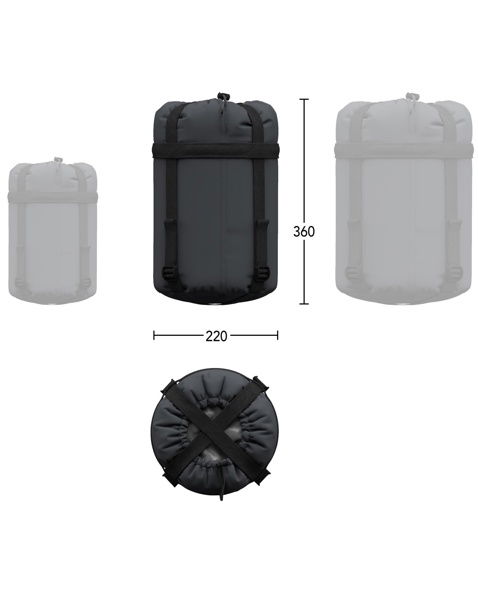 Spací pytel HANNAH LODGER 200, columbia/anthracite