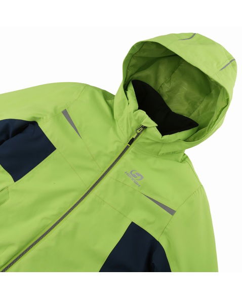 Dětská bunda HANNAH ROCCO JR, lime green/midnight navy
