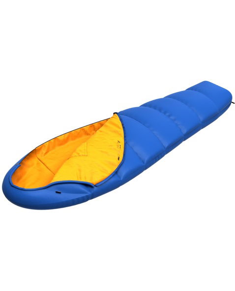 Sleeping bag HANNAH CAMPING JOFFRE 150 Uni, imperial blue/radiant yellow