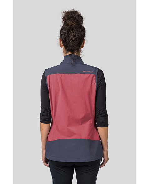 Dámska vesta HANNAH PULLA VEST, baroque rose/india ink