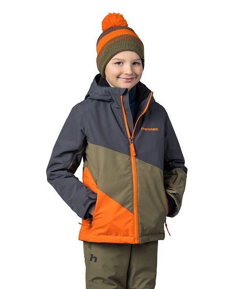 Jacket HANNAH KIDS KIGALI JR Kids, asphalt/burnt olive