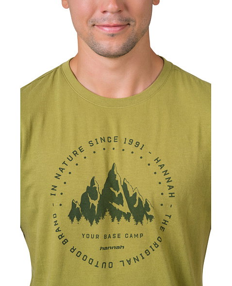 T-shirt Hannah Greg Men, green olive