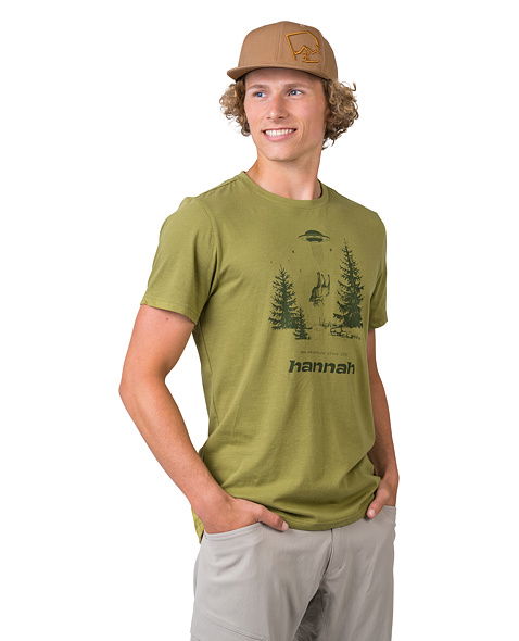 Pánské tričko HANNAH FRED, green olive