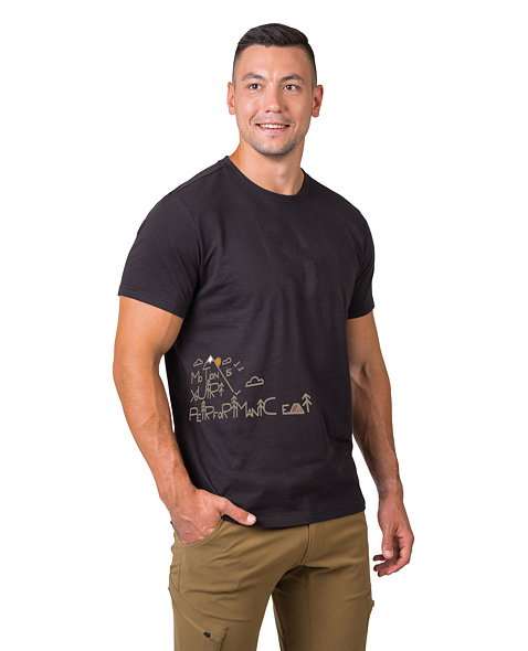 T-shirt Hannah Skatch Men, black bean