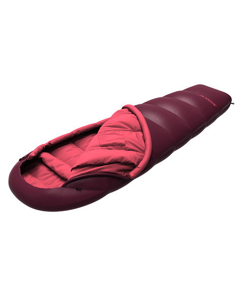 Dámský spací pytel HANNAH BIVAK W 240, rhododendron/poppy red II