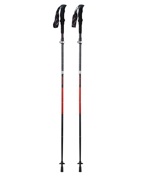 Trekové skladacie palice HANNAH CAMPING SPEED TRAIL FL Uni, anthracite/red