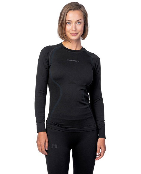 Dámské funkční termoprádlo HANNAH THERMO ACTIVE TS L/S W, anthracite
