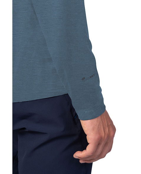 Tričko - dlouhý rukáv HANNAH BINE L/S Man, anthracite