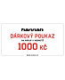 Dárkový poukaz 1000 Kč