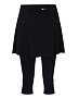 Dámska sukňa s nohavičkou HANNAH RELAY SKIRT, anthracite