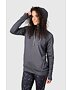 Hoodie HANNAH VERNITA Lady, asphalt mel