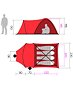 Tent HANNAH CAMPING ATOL 4, capulet olive